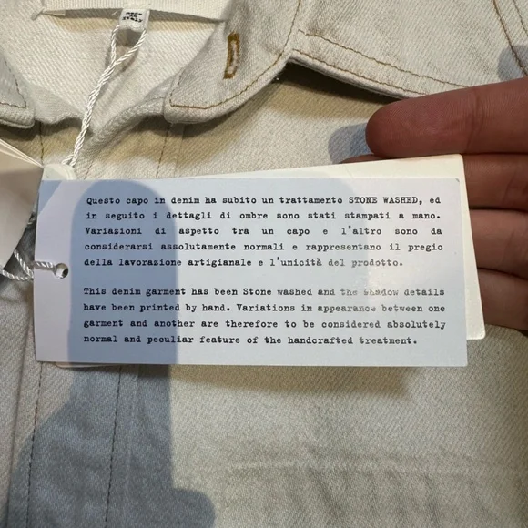 Maison Margiela White Denim Jacket